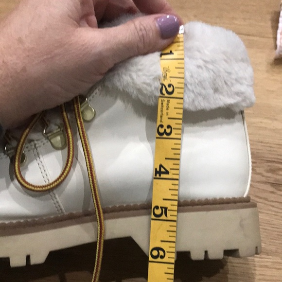 Francesca’s Fur Lace Up Booties - Picture 14 of 16